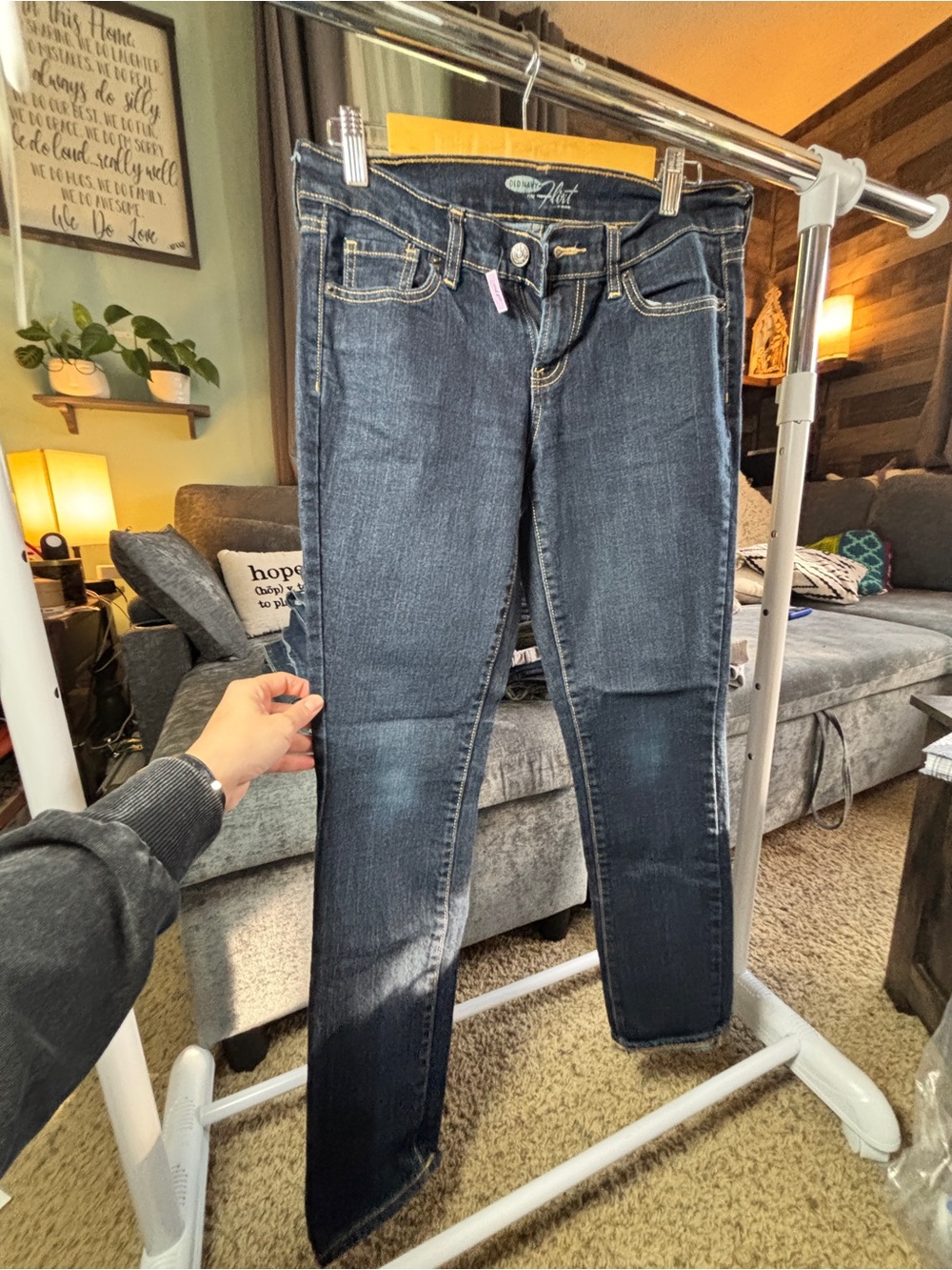 Old Navy Dark Blue Skinny Jeans - Women's